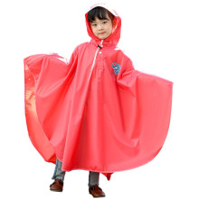 Kids Fashion Rainwear Cloak with Hood Waterproof Poncho Raincoat